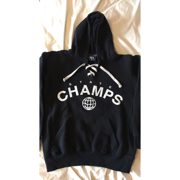 black champs hoodie